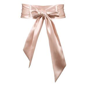 Women Sash Belt For Bow Dress Long Satin Waist Belt For Wedding Party Special💫